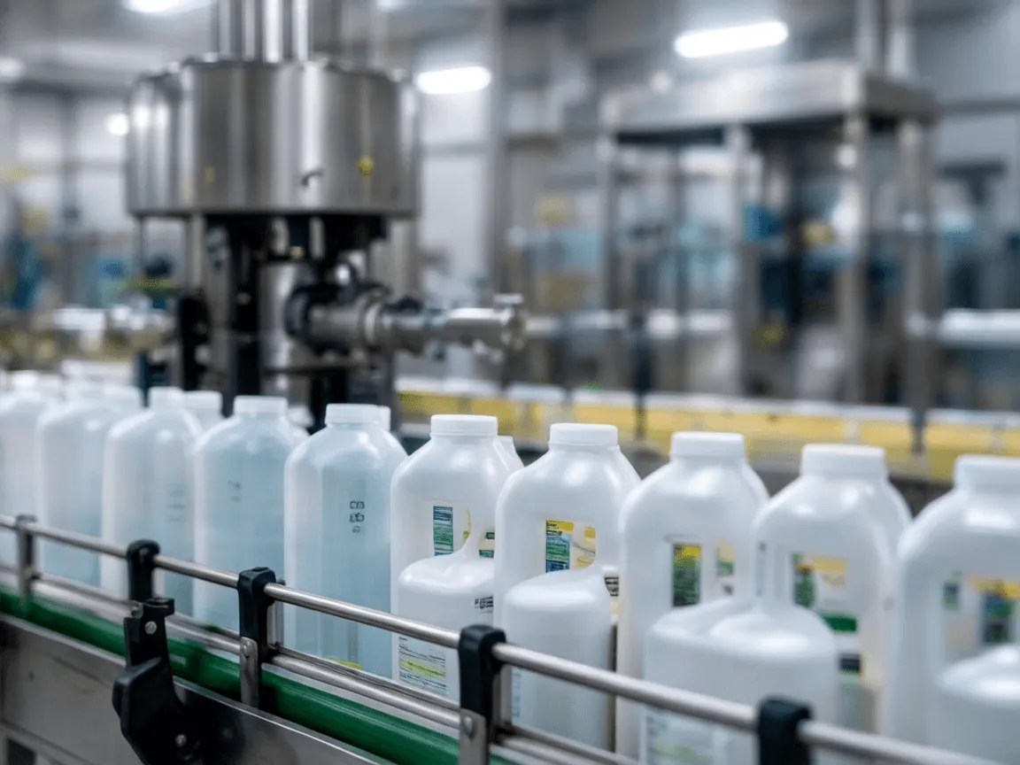 Quality manufacturing - bottling line