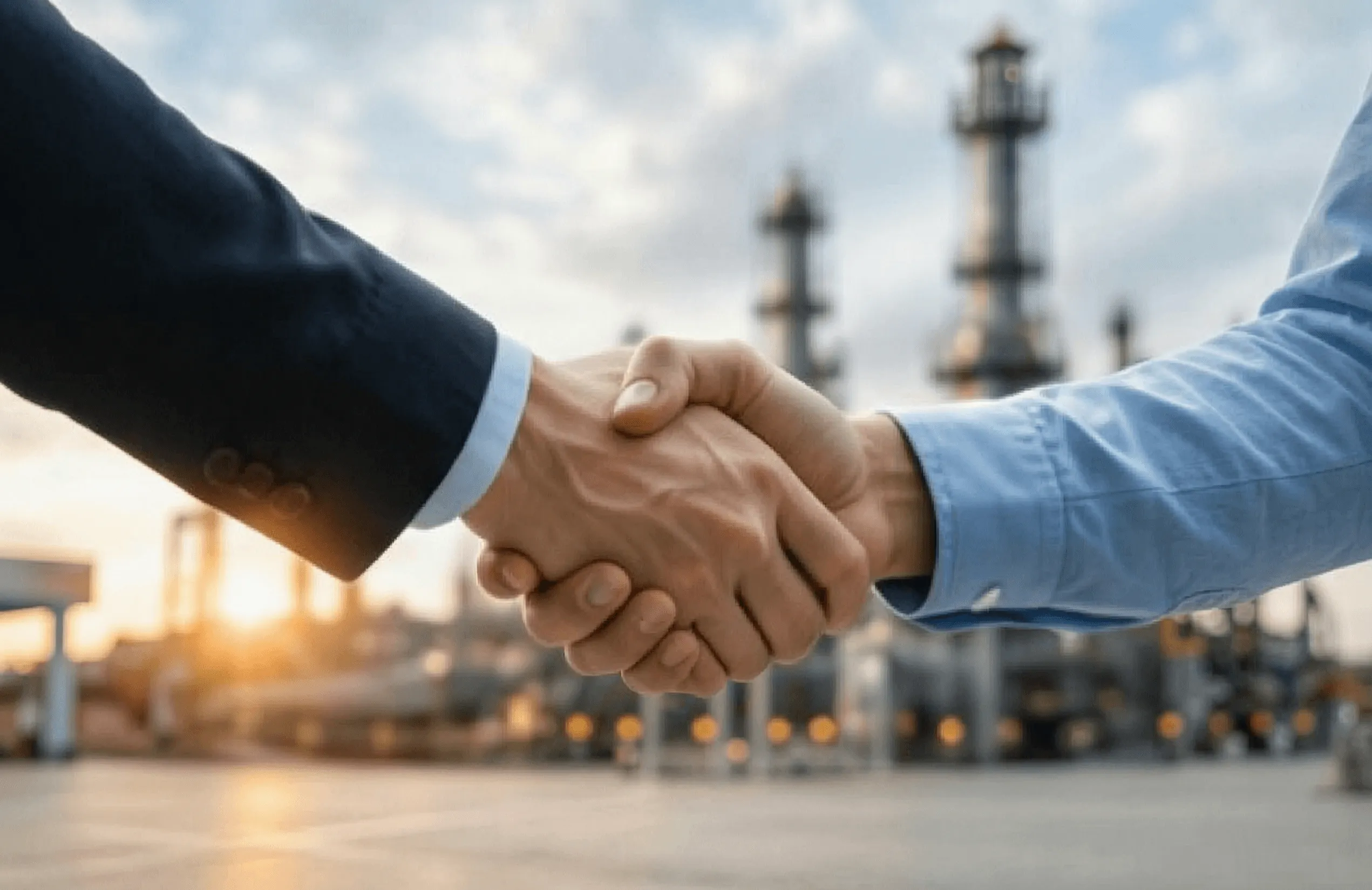 A partner in your success - handshake